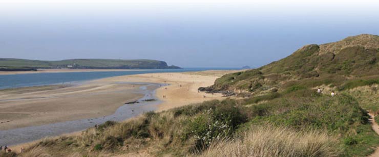 The camel estuary Rock Cornwall