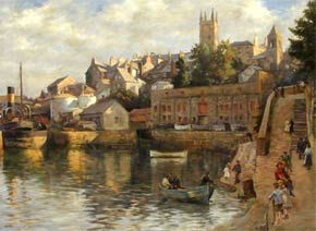 Abbey Slip, 1921. by Stanhope Forbes