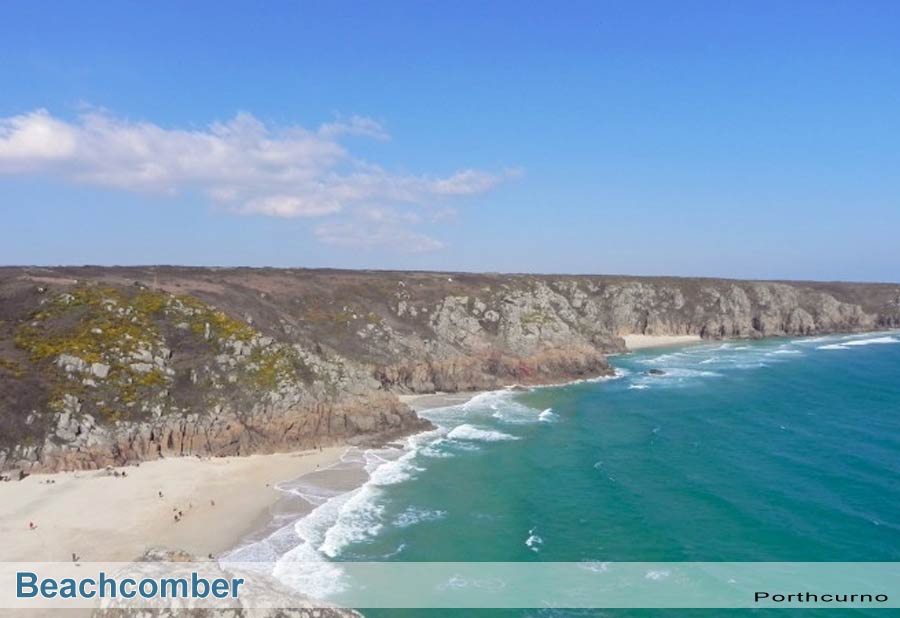 Porthcurno from the cliffs