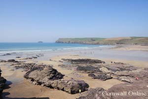 The beach at Polzeath