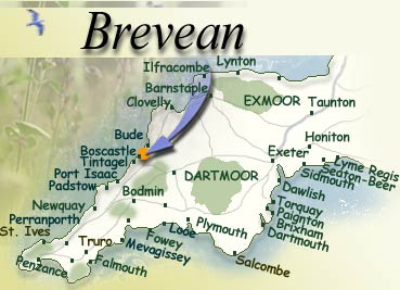 Cornwall Location Map