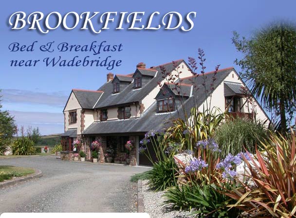 Brookfields is a large, modern family home, set in its own grounds amongst natural farmland scenery. We offer excellent service and hospitality, together with modern, cosy and stylish accommodation. Our B&B is ideal for those looking for peace and comfort, amid beautiful surroundings and beautiful Cornish countryside.">