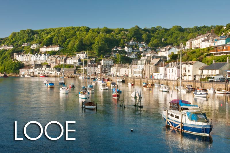 Looe in east cornwall