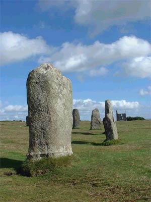 The Hurlers Stone Circle at Minions