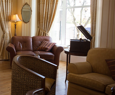 Lounge at The Carlton Hotel, Newquay