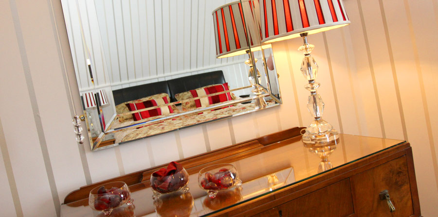 Bedroom detail at The Carlton Hotel