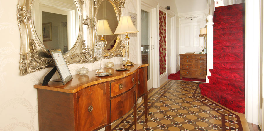Period hallway at The Carlton Hotel