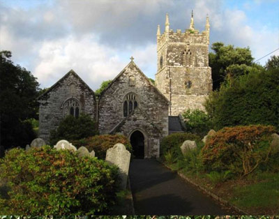 veryan Church - 13th century church of St Symphorian