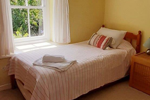 Twin bedroom at Casple Cottage