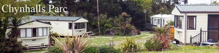 Holiday  Caravans on the Lizard Peninsula retired advert -Chynhalls Parc Self-catering Holiday 
        Caravans