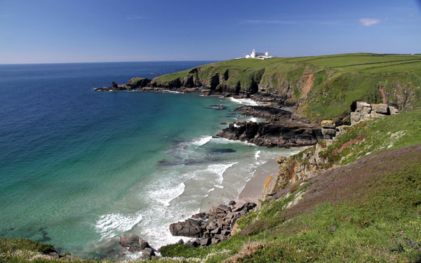 Housel Bay and Lizard Lighthousem
