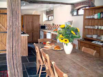 Haypole Barn interior
