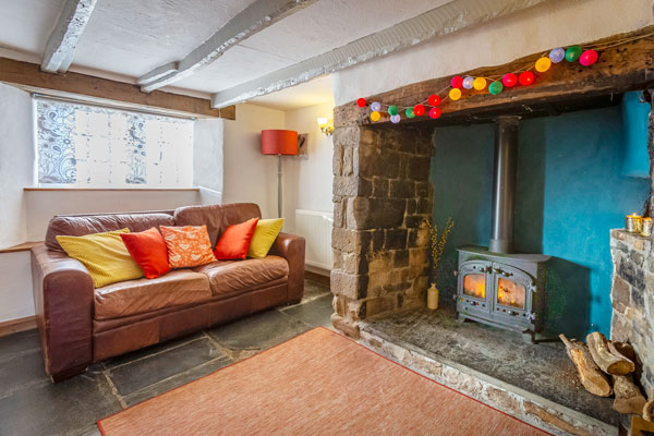 Holiday Cottage lounge -Holidays near Bude