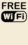 Free WiFi at Crown House and Lodges
