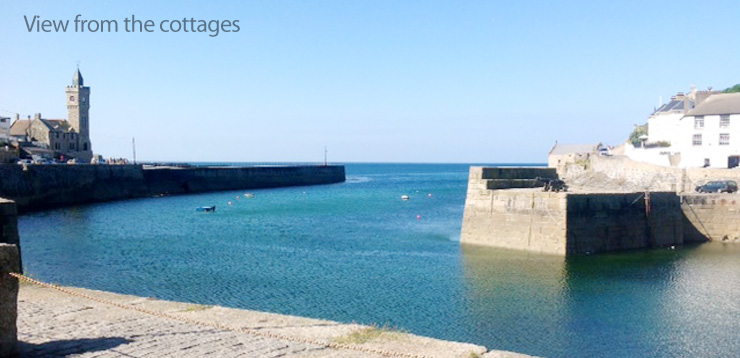 Harbourside Cottages view of Porthleven Cornwall