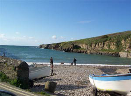 Port Gaverne beach