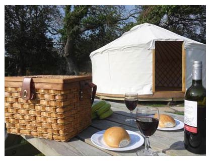 East Crinnis Mongolian Yurts     Par     Self Catering + Camping 