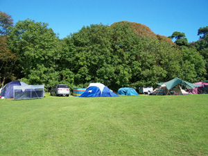 Camping at Franchis on the Lizard Peninsula