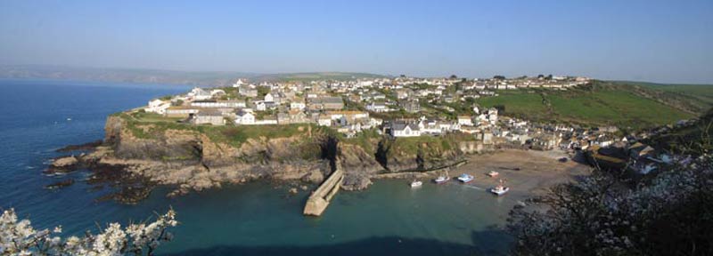 View acroos Port Isaac from the Cliff Path