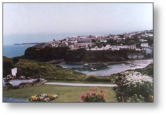 View from Hathaway Guest House, Port Isaac, Cornwall