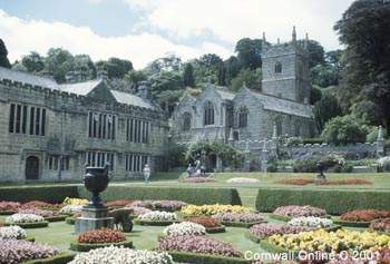 Formal Gardens with Church in the background