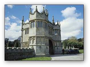 The 17th century Gatehouse. Lanhydrock House, Cornwall