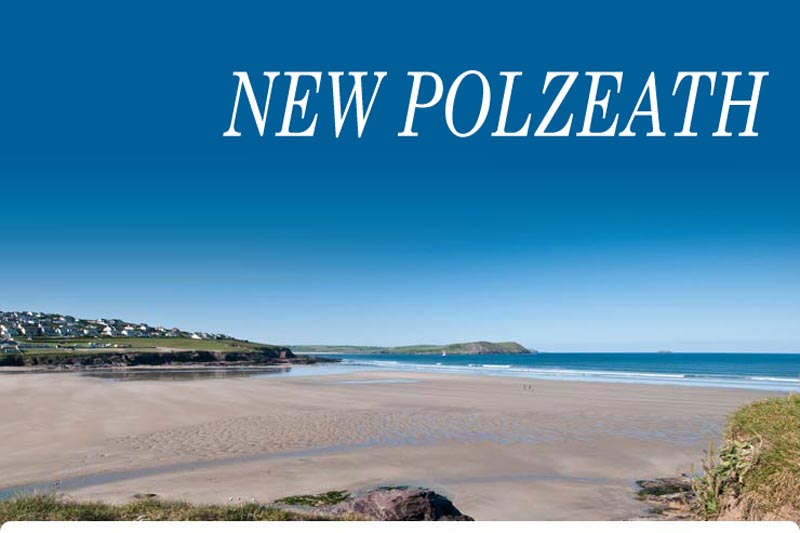 New Polzeath - view across the beach