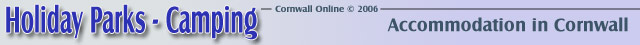 Self Catering holidays in Cornwall