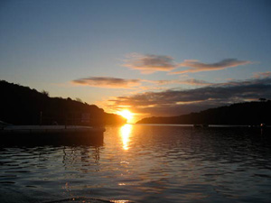 Sunset on the helford River