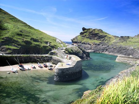 Boscastle harbour