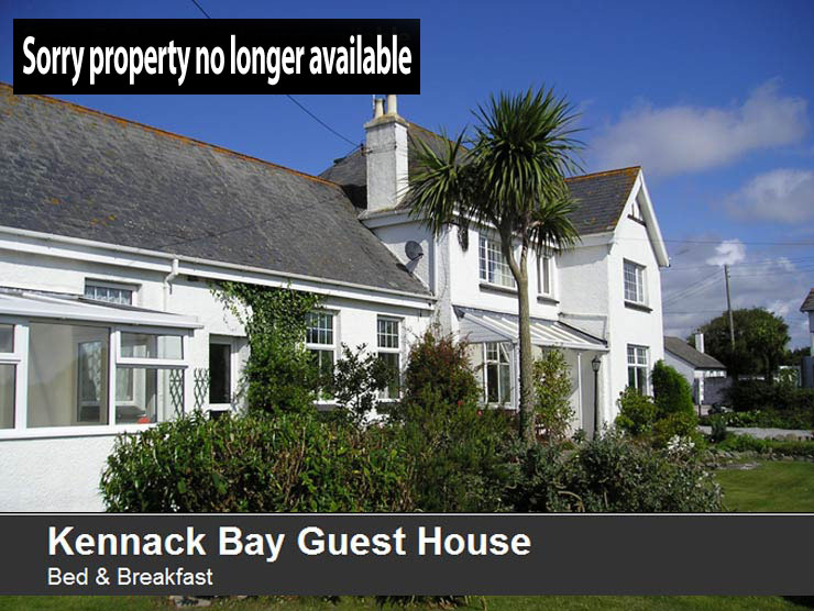 Bed and Breakfast Kennack Sands RETIRED PAGE For Kennack Bay Guest House B&B Lizard Peninsula
