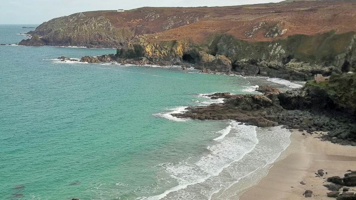 The Cornish Coast near Little Gurnards Holiday Cottage at Zennor  