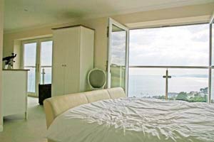 Looe Island View - Double Bedroom