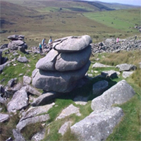 Granite Tors on Stowes Pound Bodmin Moor