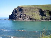 Crackington haven beach