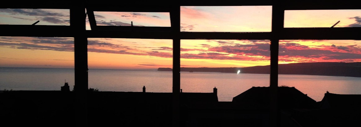 Evening Sea View Port Isaac Bay - Tintagel 