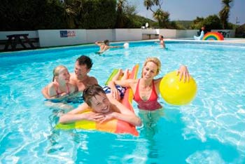 Holywell Bay Holiday Park - Self Catering Static Caravan + Camping + Touring 