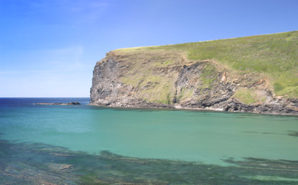 Crackington Haven Beach