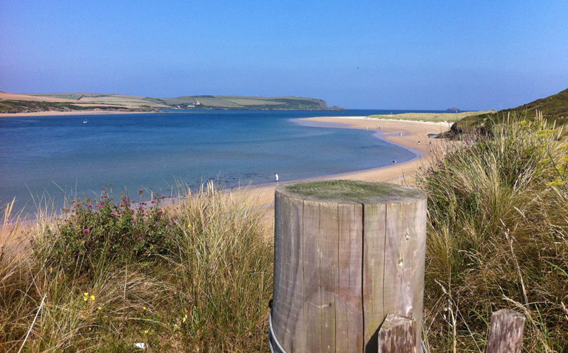 Rock Beach  looking towards Daymer Bay