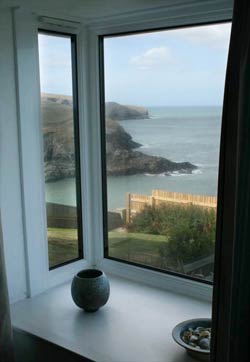 View across the harbour Port Isaac