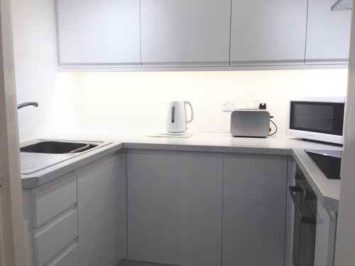 Kitchen - The Cabin - Falmouth Waterside holiday Apartment