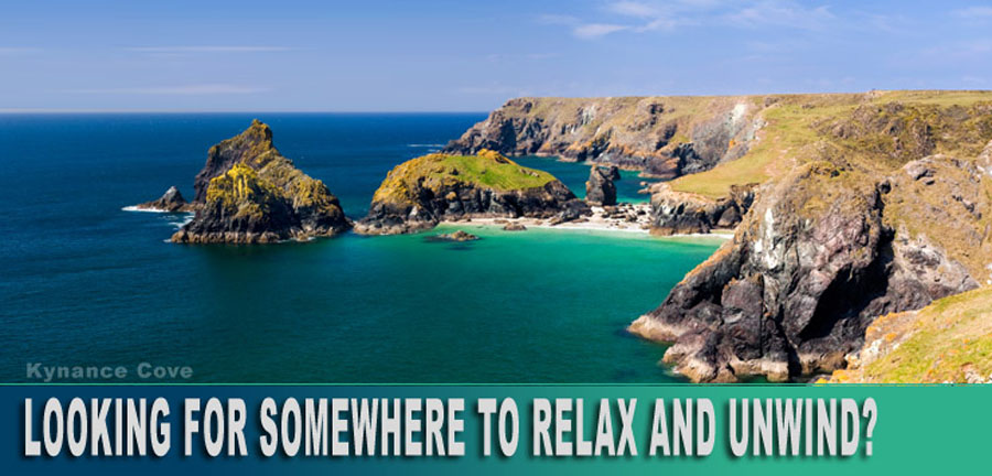 Kynance Cove near Parc Cres, Mullion, Cornwall Bed and Breakfast Holiday Accommodation