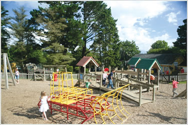 Play area at Looe Bay Holiday Park