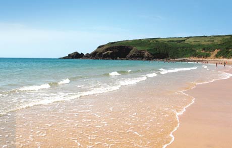 A sandy beach on the Lizard Peninsula