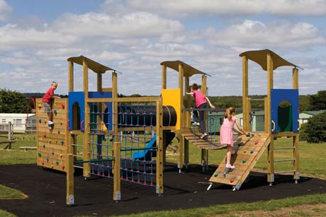 Play area at Sea Acres Holiday Park