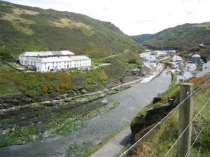 Boscastle harbour