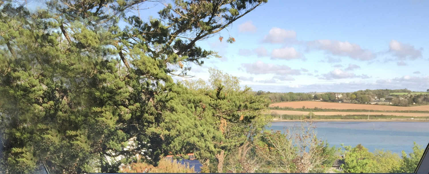 Holidays  in Lelant St Ives Bay  spectacular estuary views