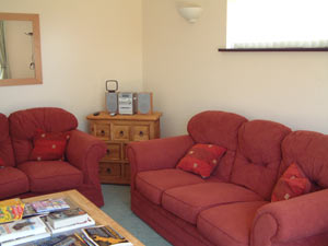 Lounge in Penstow Holiday Bungalows