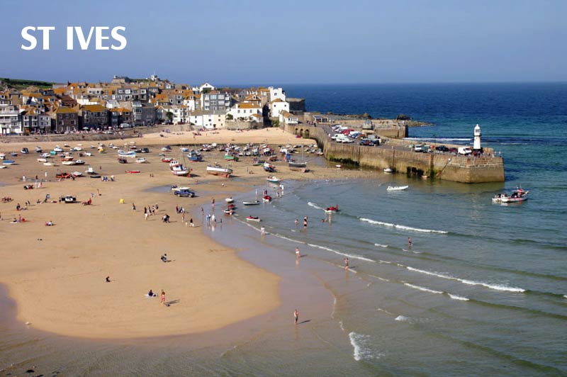 St Ives -harbour and beach