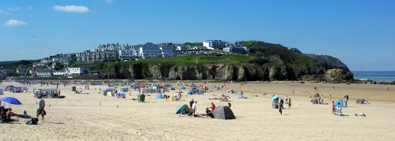  Perranporth beach 